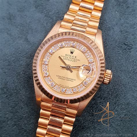 rolex ladies date 69178 serial number|Rolex 69178 myriad diamond dial.